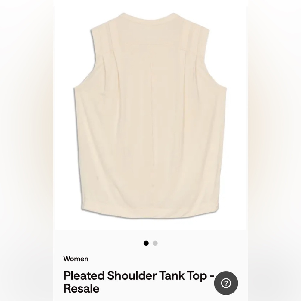 NWT Lululemon Modal Pleated Shoulder Tank